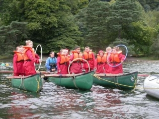 A great range of fun experiences canoeing